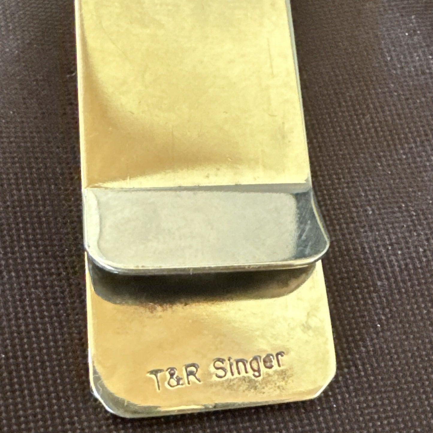 Money Clip Running Horse Native American Navajo Sterling Silver T&R Singer 17824