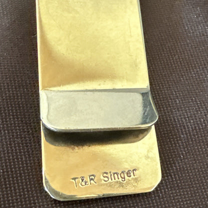Money Clip Running Horse Native American Navajo Sterling Silver T&R Singer 17824