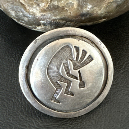 XL Womens Kokopelli Old Pawn Hopi Sterling Silver Ring Size 6.5 18115