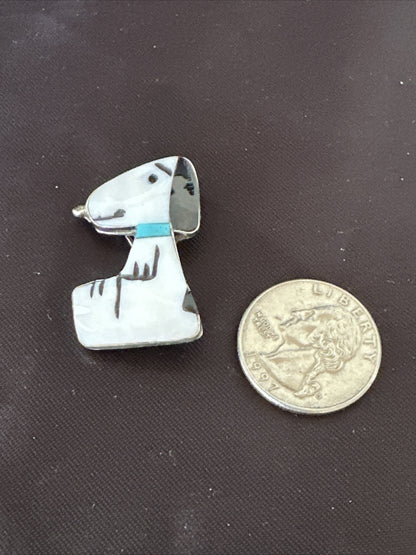 Snoopy Dog Zuni Sterling Silver Disney Pin Pendant Peanuts 17951