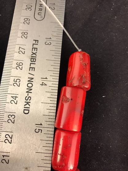 Handmade Strand Rare Coral Beads 16 Inch Barrel 10056