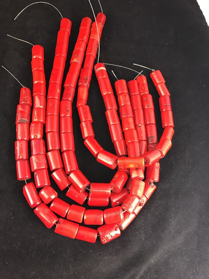 Handmade Strand Rare Coral Beads 16 Inch Barrel 10056
