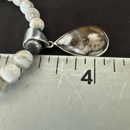 Mens Women Navajo Sterling Silver Wild Horse Necklace Pendant 23" 18274