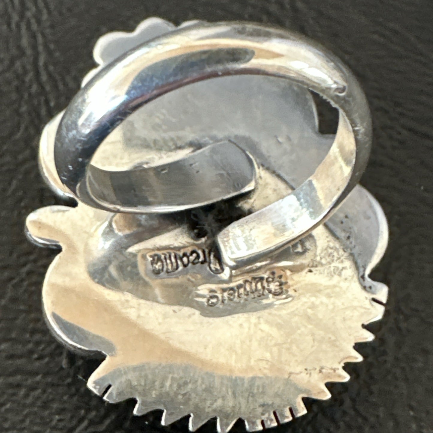 Purple Spiny Oyster Navajo Sterling Silver Native American Ring Size 6.5 19629
