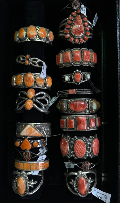 Native American Navajo Zuni Squash Blossom Cuffs Necklaces Rings
