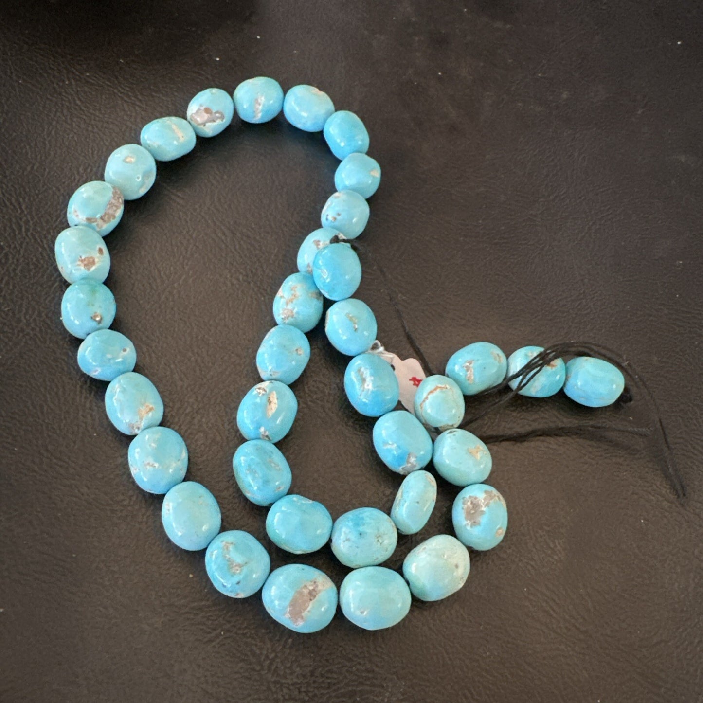 Authentic Blue Sleeping Beauty Turquoise Nugget Strand 18” 18591