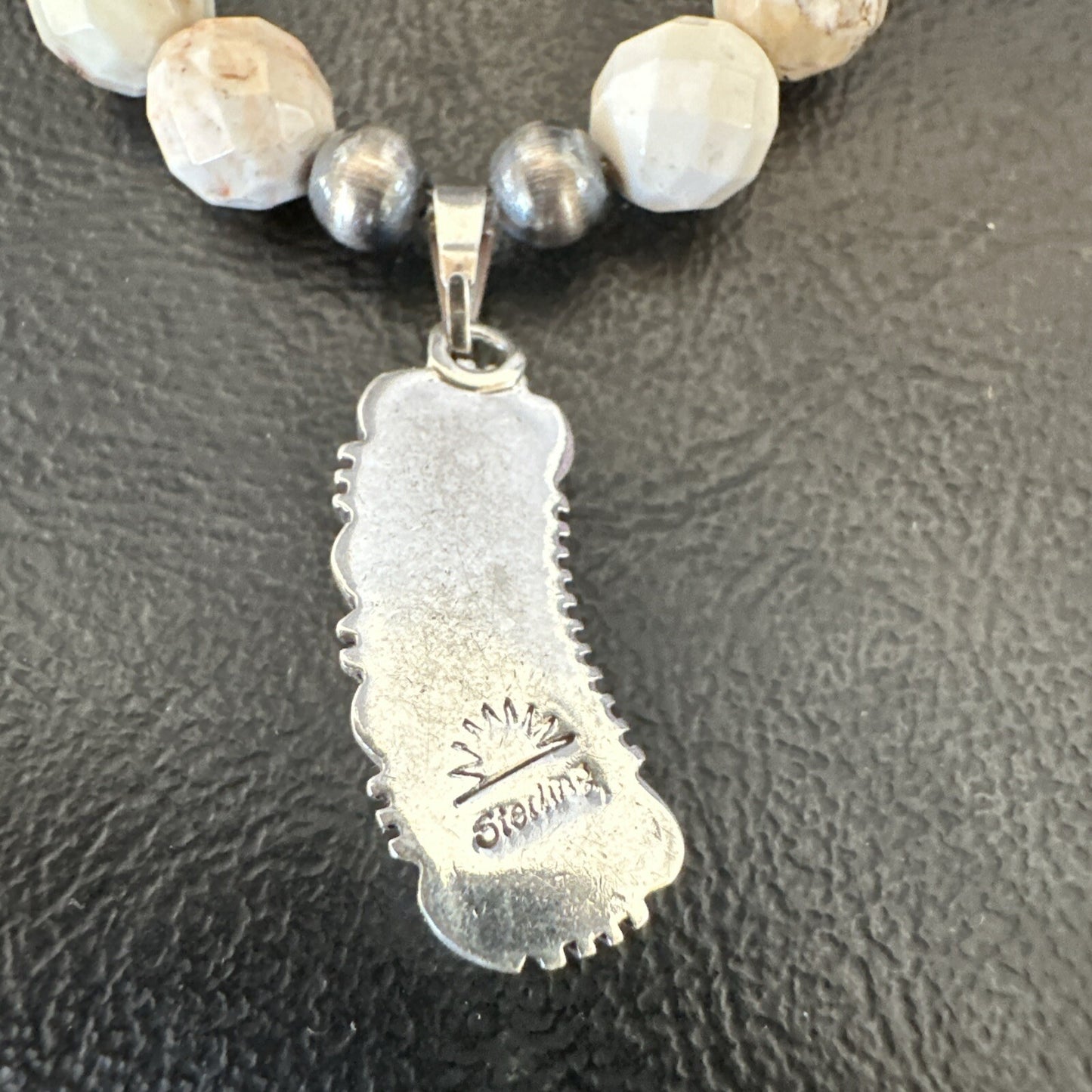 Mens Women Navajo Sterling Silver Wild Horse Necklace Pendant 20” 18322