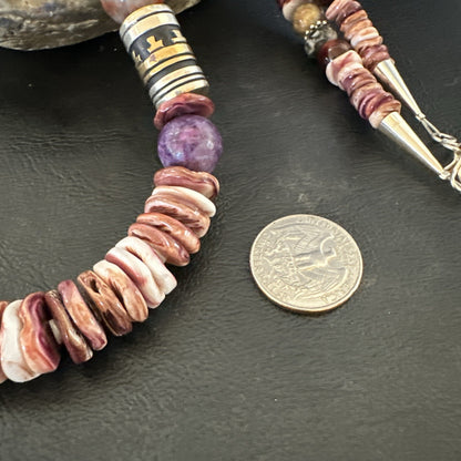 AUTHENTIC ORIGINAL R TOMMY SINGER Necklace Spiny Gold Sterling Silver 27” 17763