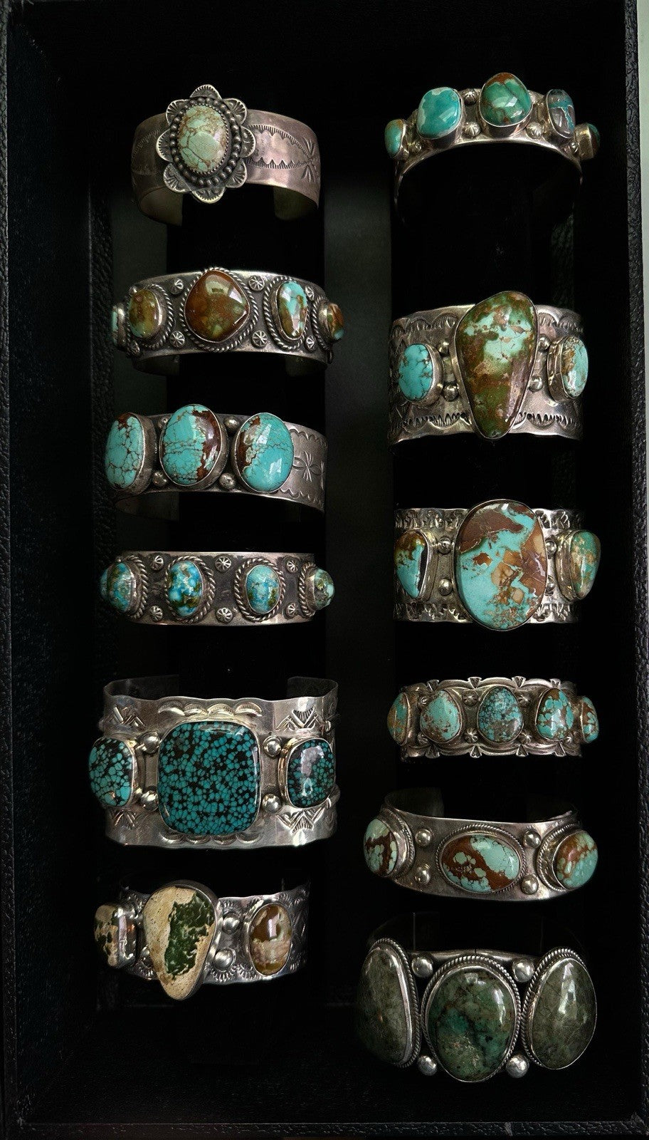 A Lot Sterling Silver NAVAJO Zuni Native American Southwestern Bracelets Jewelry