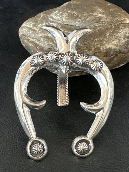 XL Mens Womens Naja Pendant Navajo Sterling Silver 17678