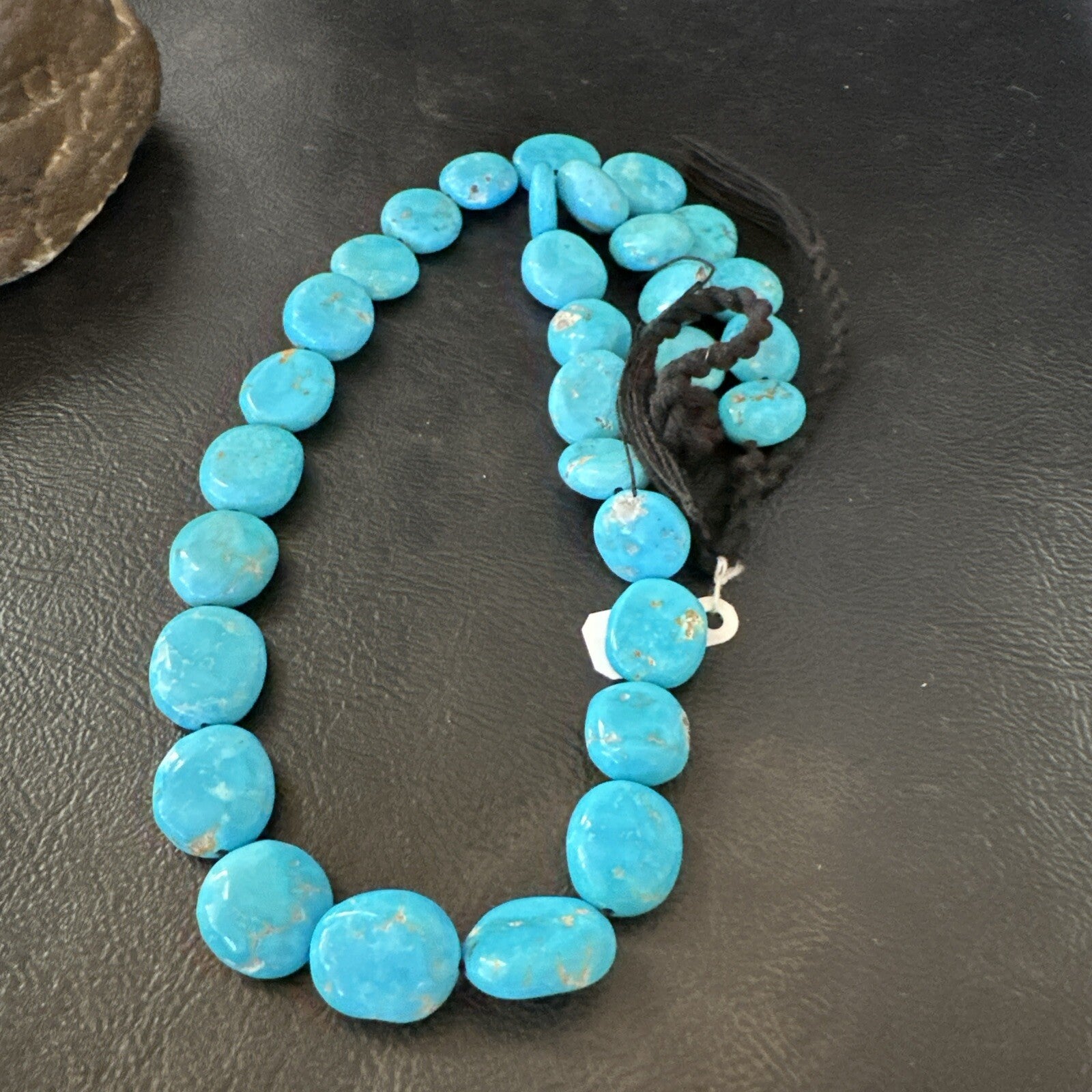 Collectors Authentic Blue Sleeping Beauty Turquoise Beads 18” 18589