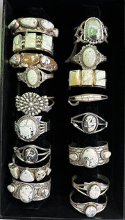 Navajo Zuni Squash Blossom Cuff Necklace Rings | Authentic Native American Handmade