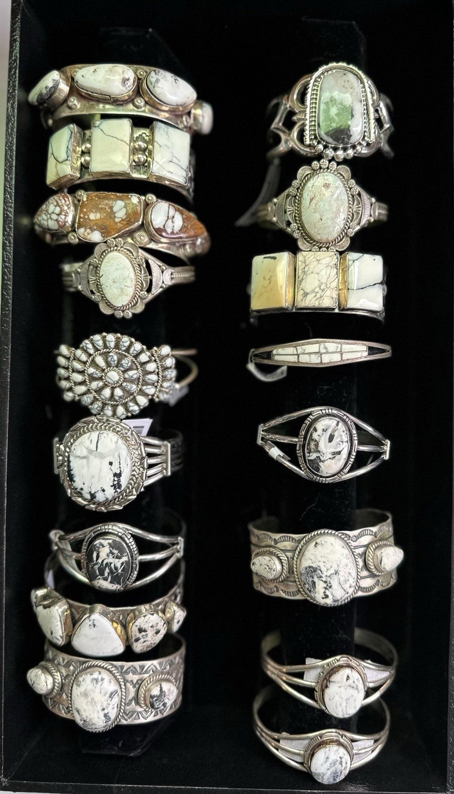 A Lot Sterling Silver NAVAJO Zuni Native American Southwestern Bracelets Jewelry