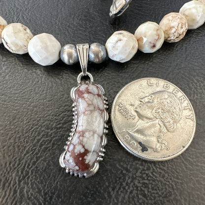 Mens Women Navajo Sterling Silver Wild Horse Necklace Pendant 20” 18322