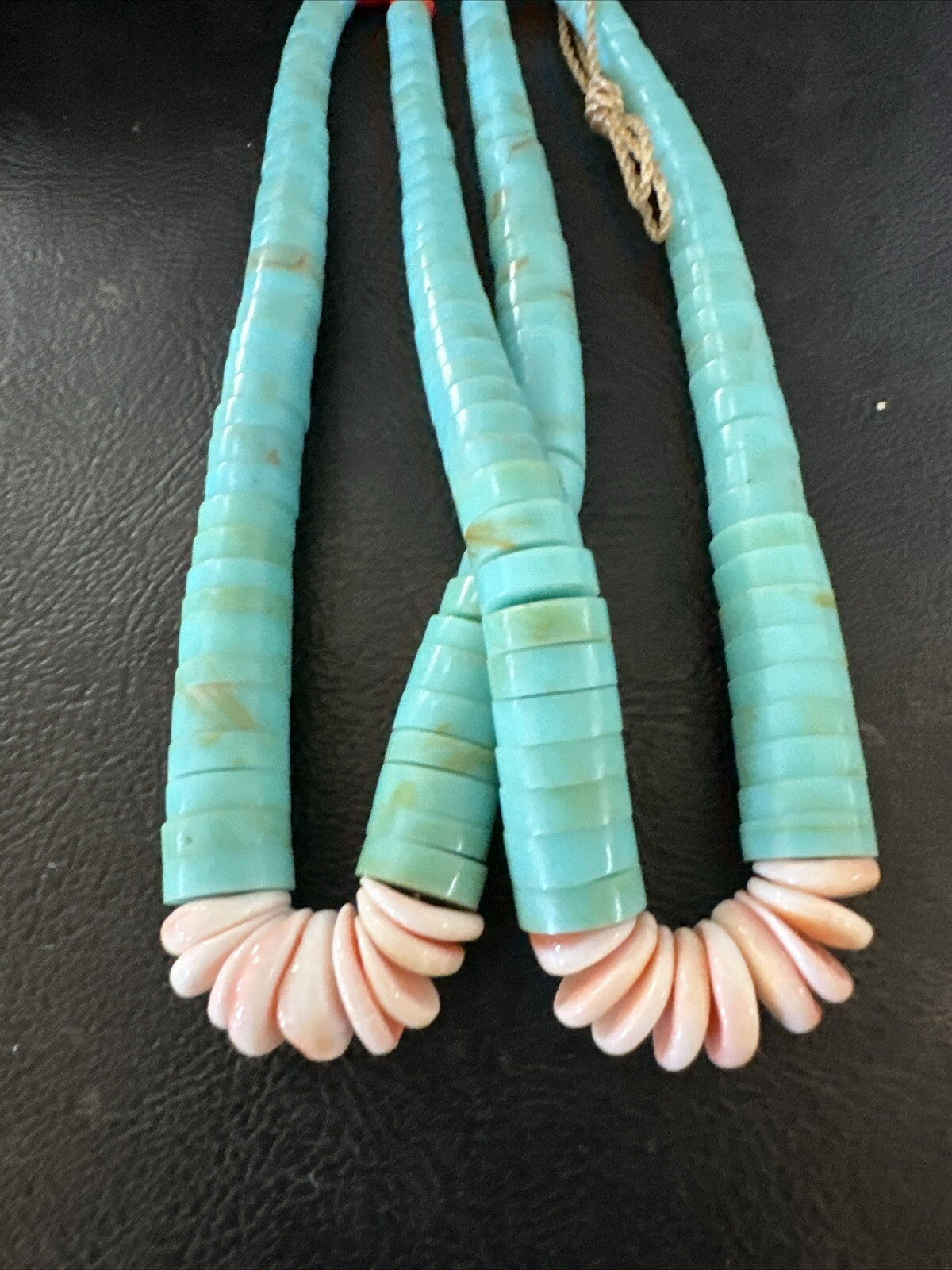 Set Of Jaclas Only Men Santo Domingo Coral Spiny Turquoise 4.5” 17847
