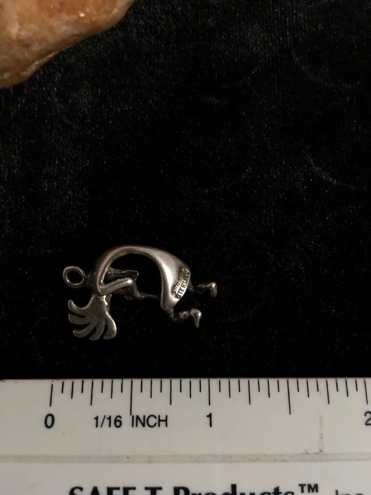 Native American Indian Kokopelli Navajo Sterling Silver Pendant 17692