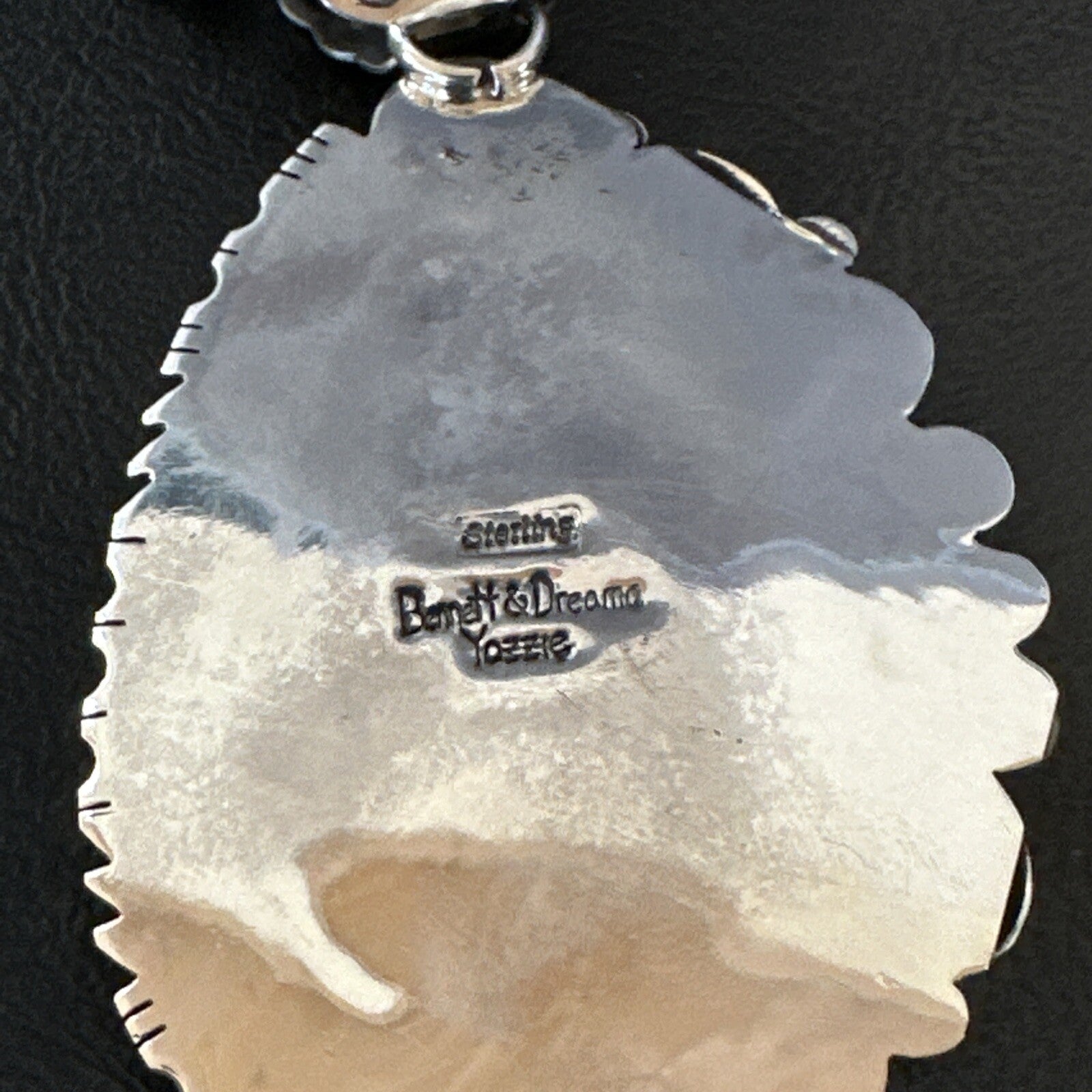 XXL Mens Royston Turquoise Pendant Navajo Pearls Sterling Silver Necklace 18745