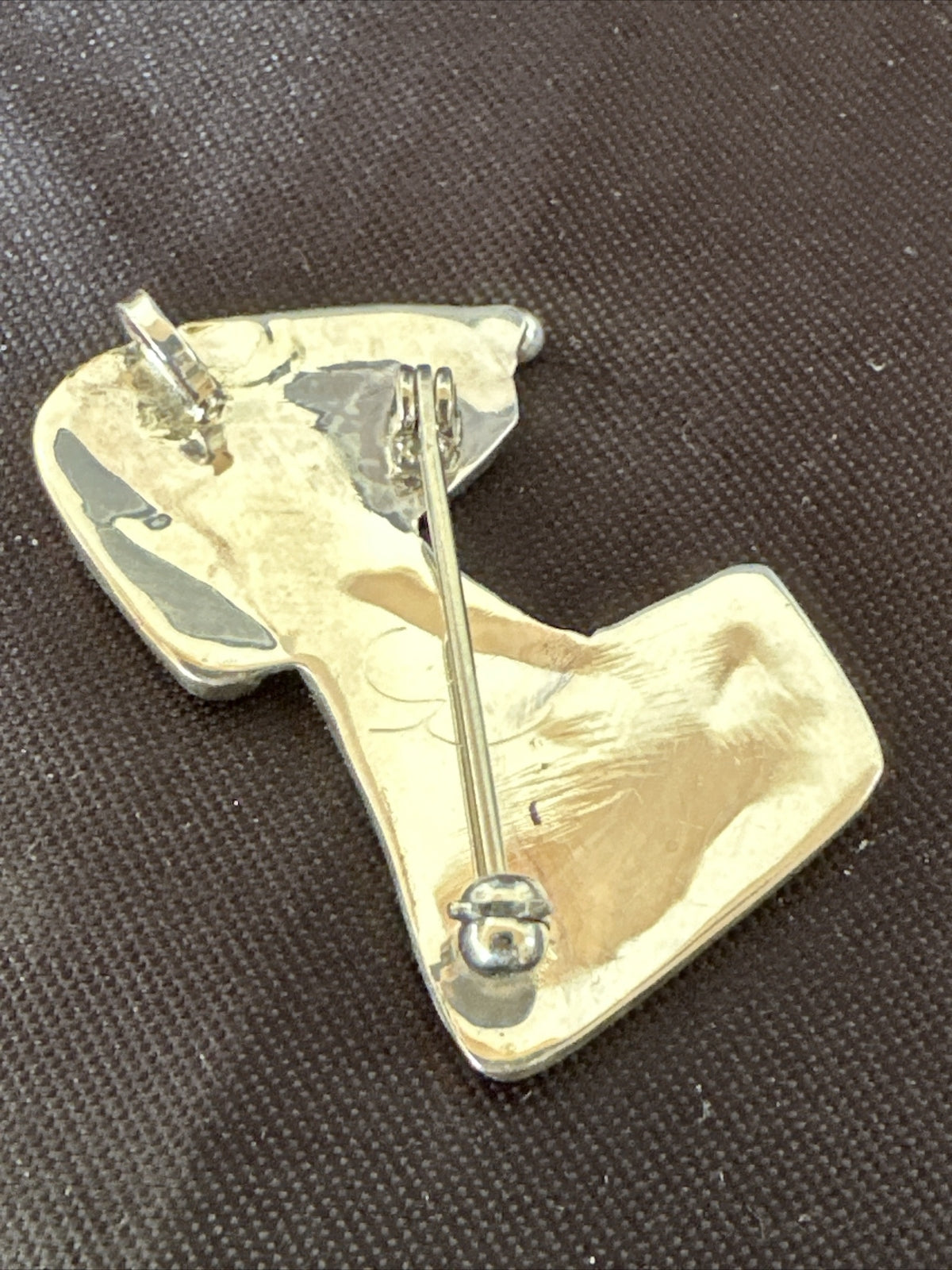 Snoopy Dog Zuni Sterling Silver Disney Pin Pendant Peanuts 17951