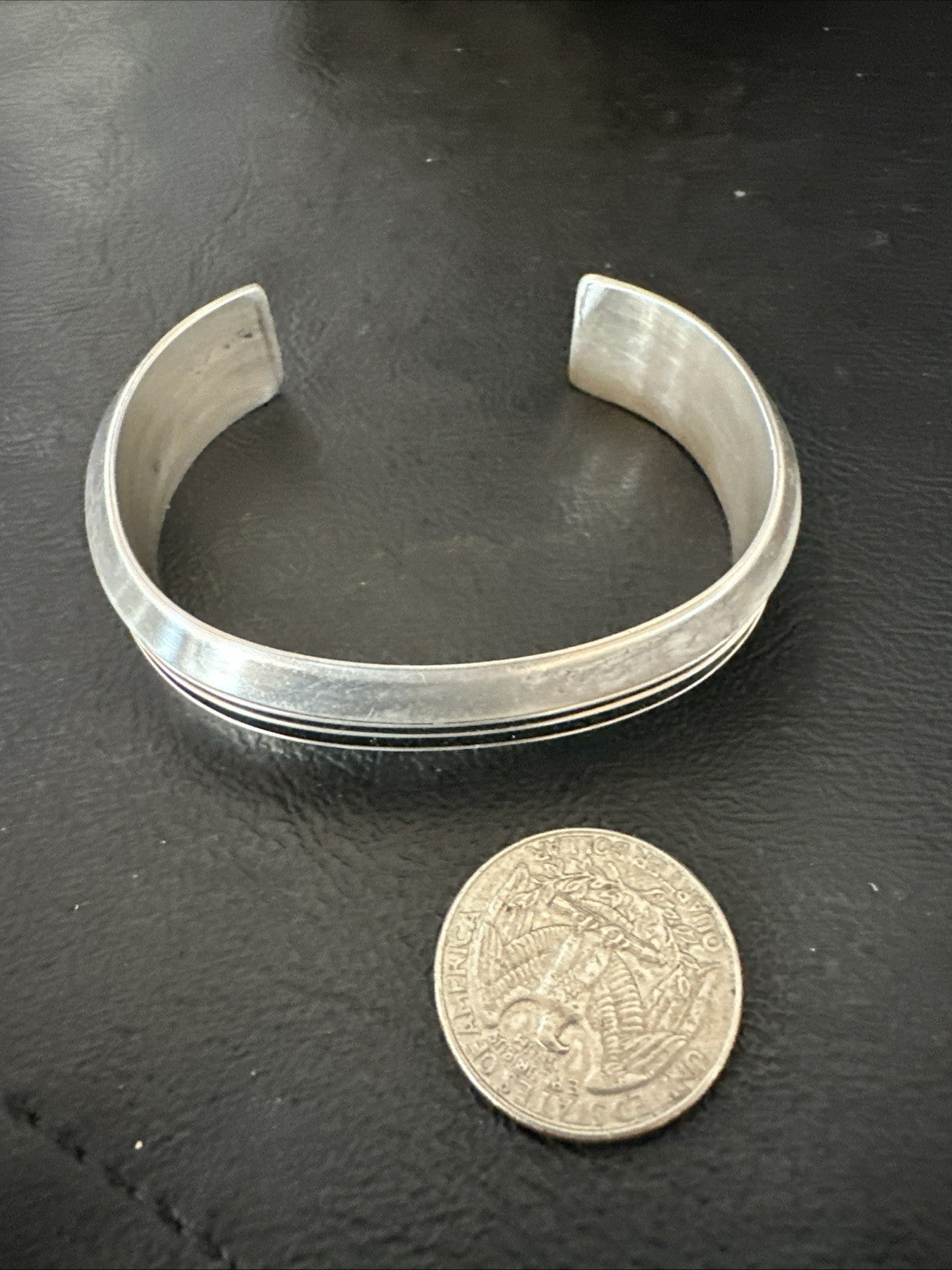 Mens Womens Navajo Sterling Silver Cuff Bracelet 7” 19696