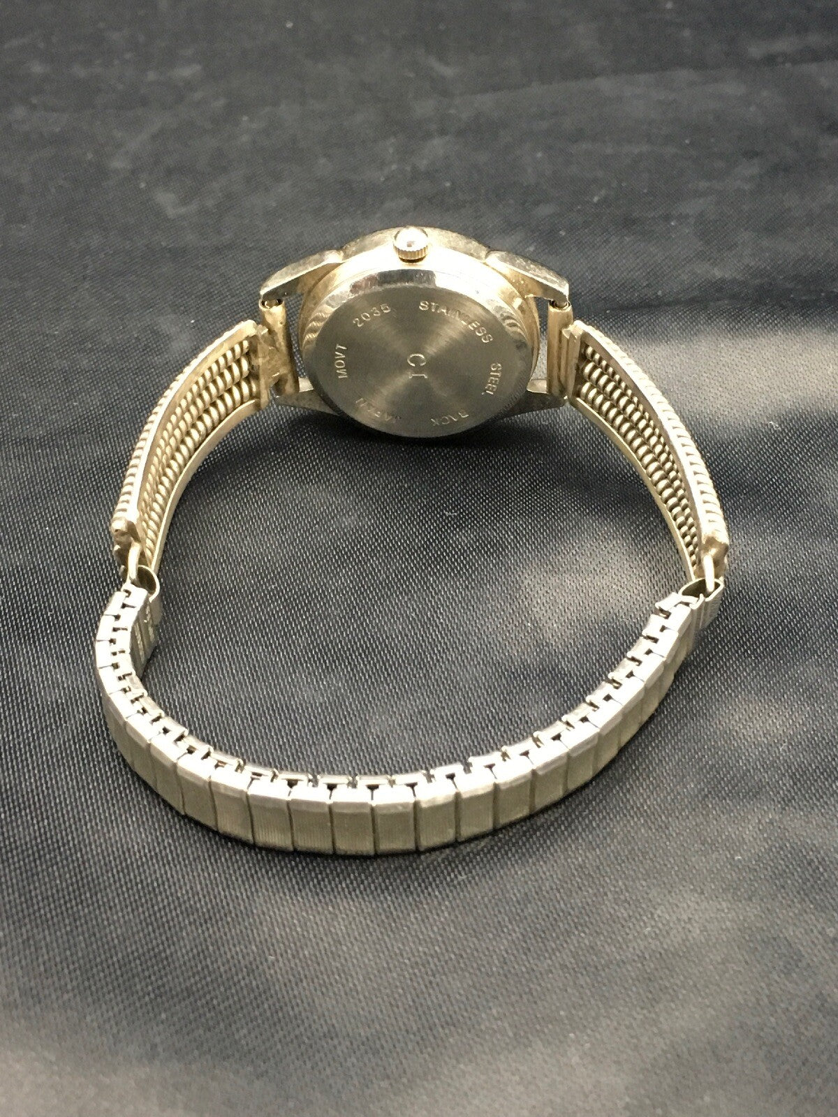 Blue Dial Watch Head Sterling Silver Navajo Alloy Watch Tips 2703