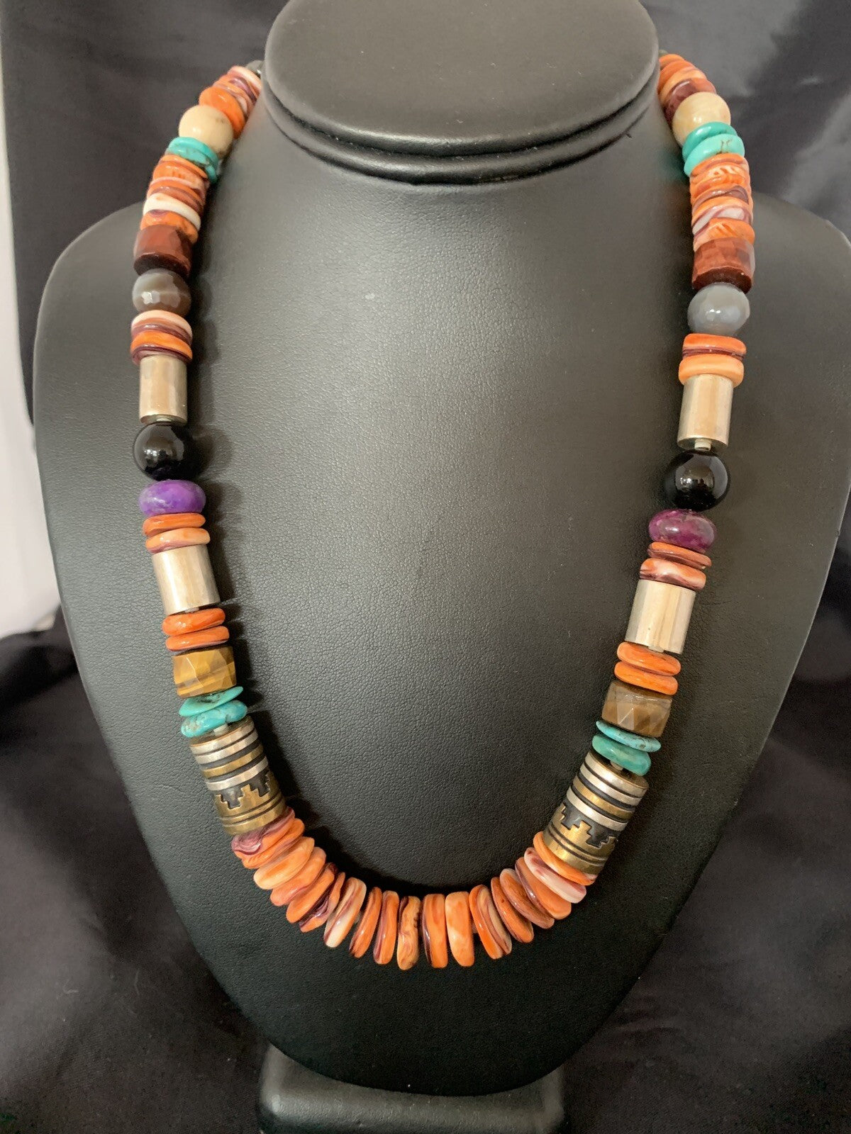 AUTHENTIC ORIGINAL TOMMY SINGER Necklace Spiny Gold Sterling Silver 10321