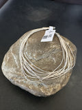 Women's Heishi Liquid 10 Strands Bracelet 8" | Sterling Silver | Authentic Native American Handmade | 4391