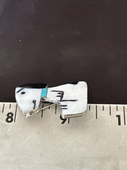 Snoopy Dog Zuni Sterling Silver Disney Pin Pendant Peanuts 17951