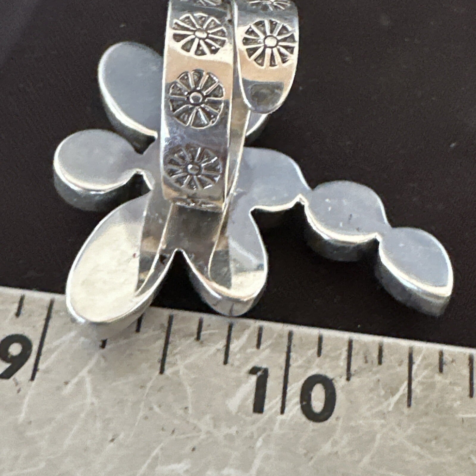 Gorgeous DragonFly Pink Conch Cluster Ring Handmade Adjustable Navajo Sz 8 18778