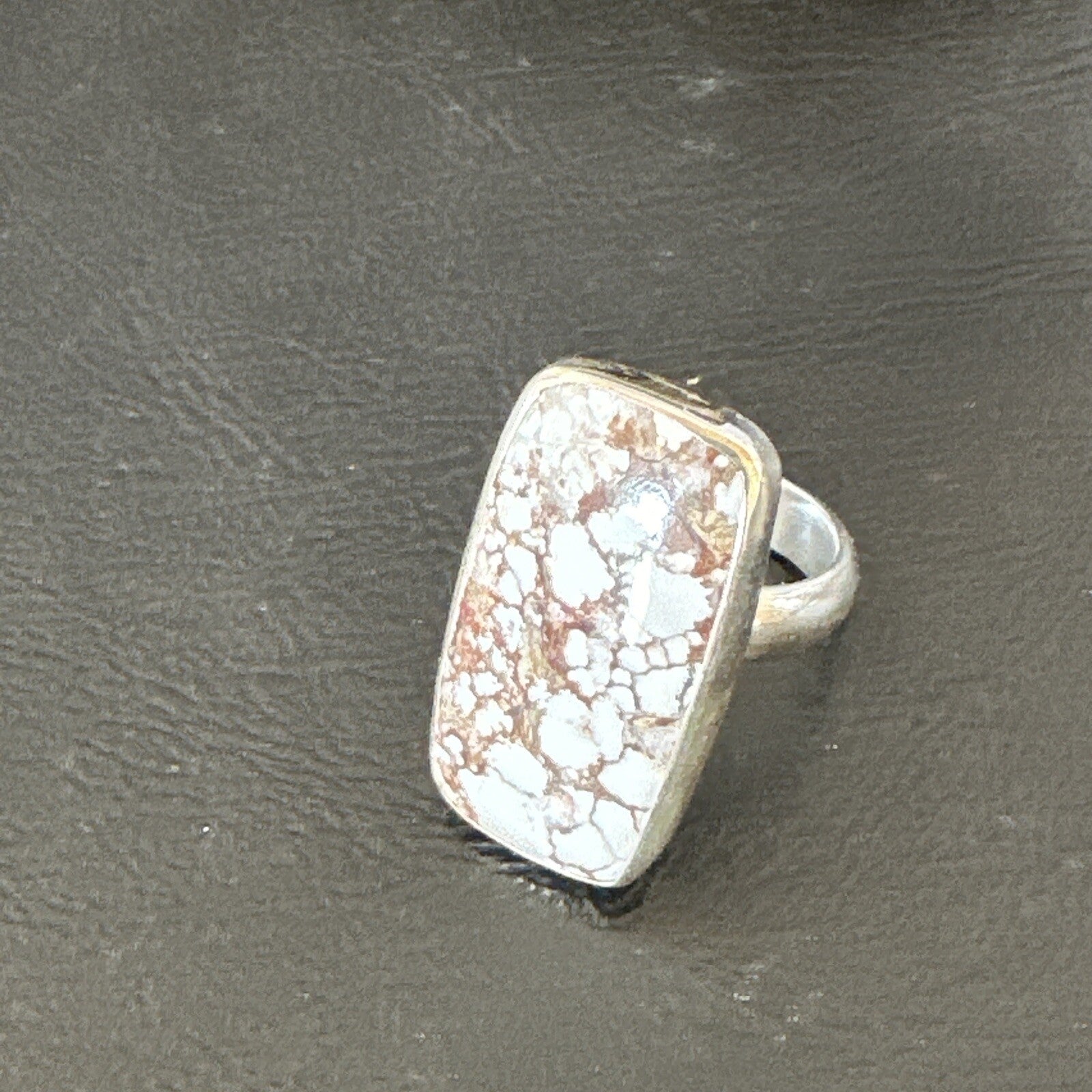 Mens Womens Wild Horse Turquoise Navajo Sterling Silver Ring Sz 7 17343
