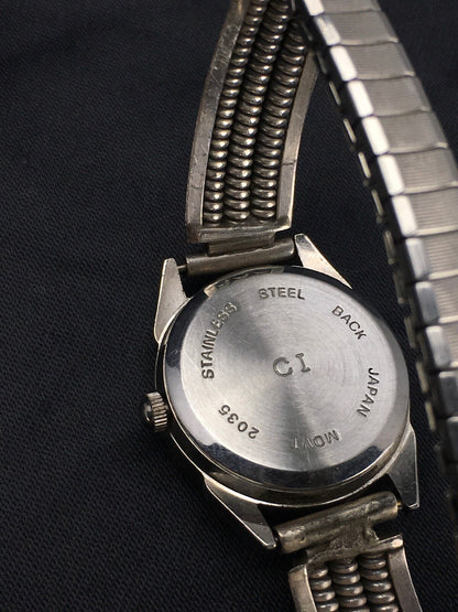 Blue Dial Watch Head Sterling Silver Navajo Alloy Watch Tips 2703