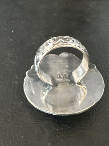 Men's Women's Blue Lapis Lazuli Ring | Navajo Sterling Silver | Sz 9.5 | Authentic Native American Handmade | 14950 - Masha USA