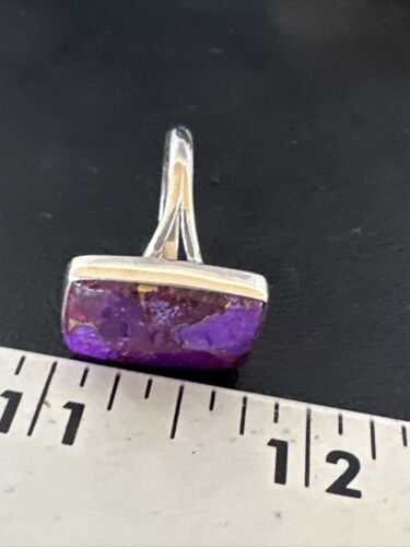 Southwestern Navajo Purple Mojave Turquoise Ring | Sterling Silver | Sz 10 | 15609