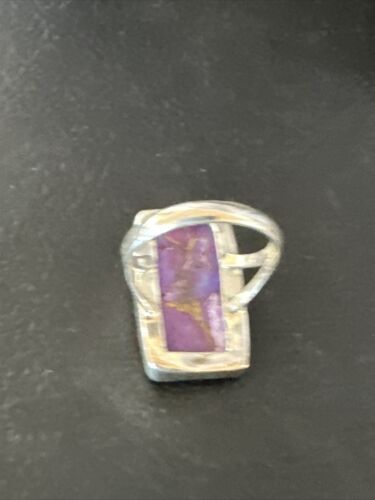 Southwestern Navajo Purple Mojave Turquoise Ring | Sterling Silver | Sz 6 | 15611 - Masha USA