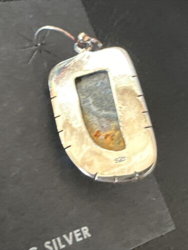 Navajo Bumblebee Jasper Earrings | Sterling Silver | Authentic Native American Handmade | 15828