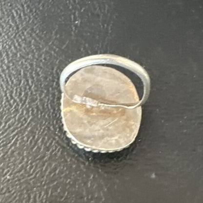 Southwestern Navajo Blue Turquoise Ring | Sterling Silver | Sz 3 | 15359