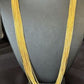 Navajo Gold Filled Heishi Tubes | 30 Strand Liquid Sterling Silver Necklace 29" | 17394