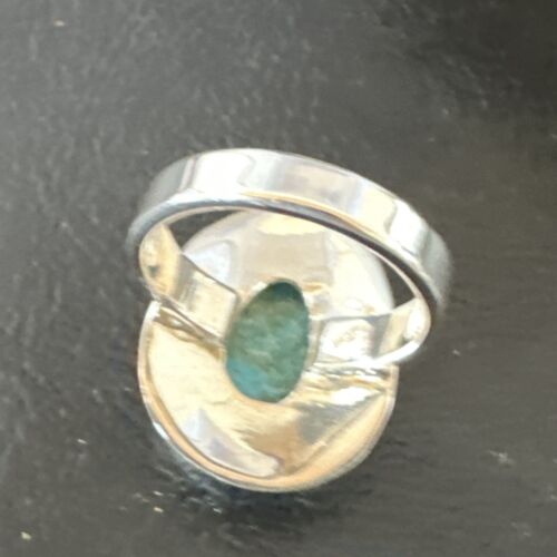 Navajo Blue Kingman Turquoise Ring | Sterling Silver | Sz 6 | Authentic Native American Handmade | 16595