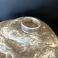 Navajo Men's Wedding Band | Stamped 14K Gold Sterling Silver Ring | Sz 9.5 | Authentic Native American Handmade | 15461