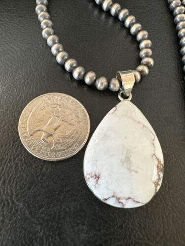 Navajo Wild Horse Necklace Pendant | Sterling Silver | Authentic Native American Handmade | 15732
