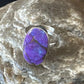 Adjustable Sterling Silver Purple Mojave Turquoise Ring | Sz 10 | 15612