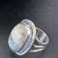 Navajo White Buffalo Turquoise Ring | Sterling Silver | Sz 6 | Authentic Native American Handmade | 10596