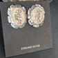Navajo Kokopelli Dangle Earrings Set | Sterling Silver | Authentic Native American Handmade | 15142