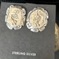 Navajo Kokopelli Dangle Earrings Set | Sterling Silver | Authentic Native American Handmade | 15142