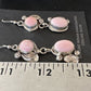 Navajo Pink Conch Shell Cluster Earrings | Sterling Silver | Authentic Native American Handmade | 15688