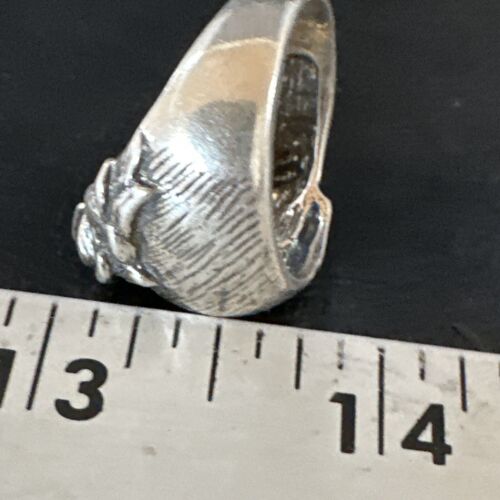 Navajo Horsehead Ring | Sterling Silver | Sz 10 | Authentic Native American Handmade | 15380