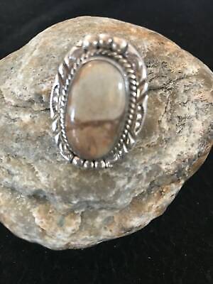 Women's Navajo Wild Horse Turquoise Ring | Sterling Silver | Sz 6 | Authentic Native American Handmade | 17153