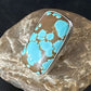 Navajo Blue Turquoise #8 Ring | Sterling Silver | Sz 7 | Authentic Native American Handmade | 14961