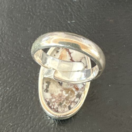 Navajo Wild Horse Turquoise Ring | Sterling Silver | Sz 6.5 | Authentic Native American Handmade | 17277