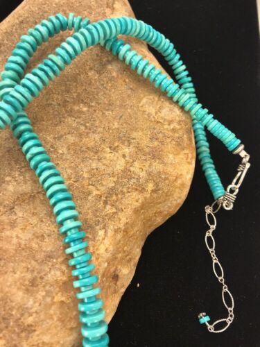 Ultra Rare Sleeping Beauty Turquoise Pendant Necklace & Earrings | Sterling Silver | 20" | 3053