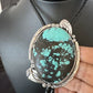 Men's Blue Spiderweb Turquoise Bolo Tie | Navajo Sterling Silver | Authentic Native American Handmade | 15009